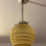 Vintage opaline pendant light