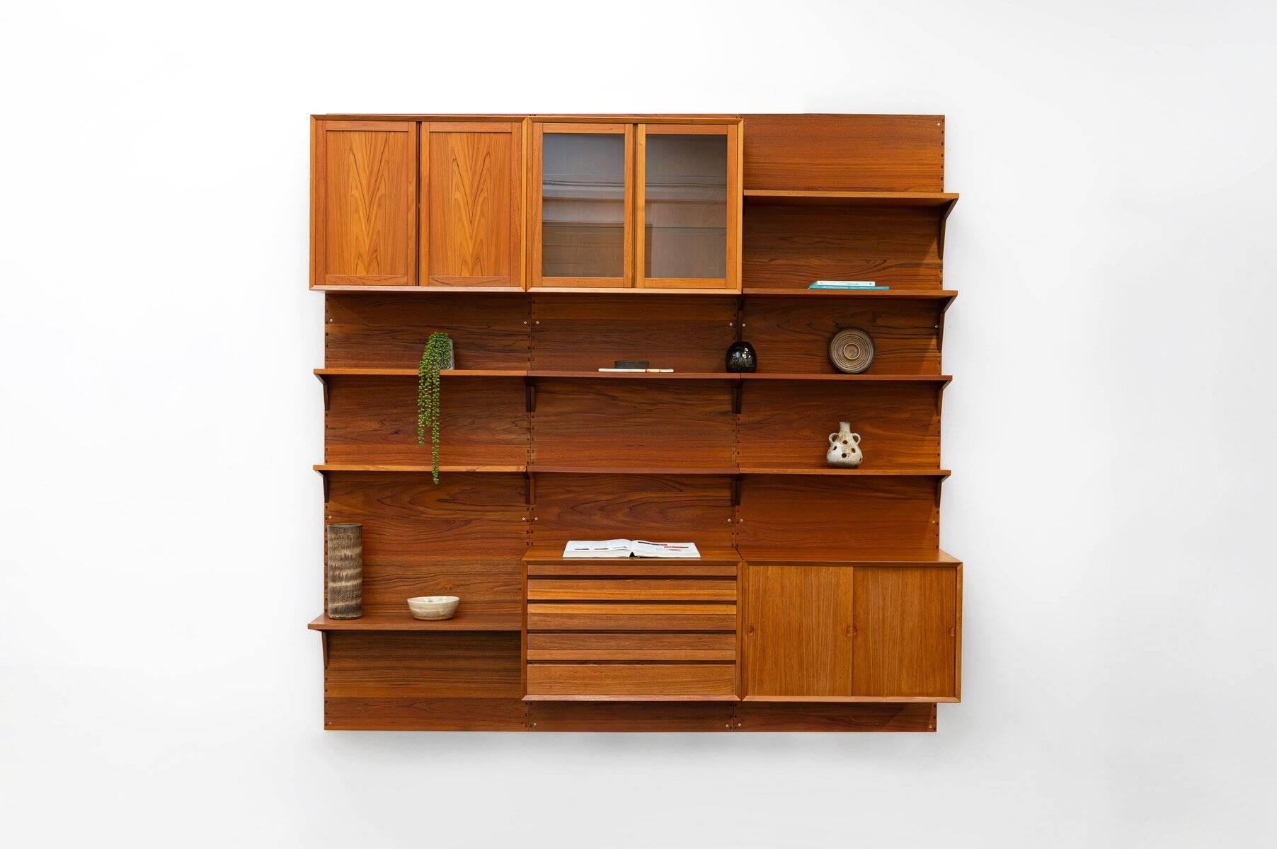 Modular wall unit by Poul Cadovius for Cado, Denmark, 1960s