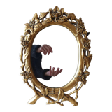 Miroir sur pied