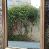 Old little gilded mirror