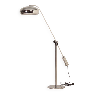 Lampe de sol chrome de