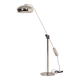 Chrome space age floor lamp from the 70s with adjustable rod arm