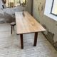 Walnut farmhouse table 2.10m from the 50s