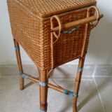 Sewing wicker basket