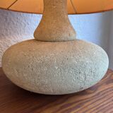 brutalist stone lamp