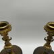 Pair of gilt bronze candlesticks by Cailleux - Barbedienne