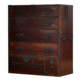 Japanese Tansu chest of drawers, circa 1870