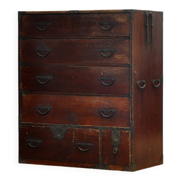 Commode Tansu japonaise, vers 1870