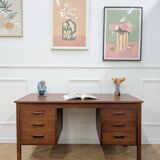 Vintage Scandinavian Domino Mobler desk