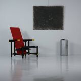 Red And Blue Arm Chair by Gerrit Rietveld for Cassina
