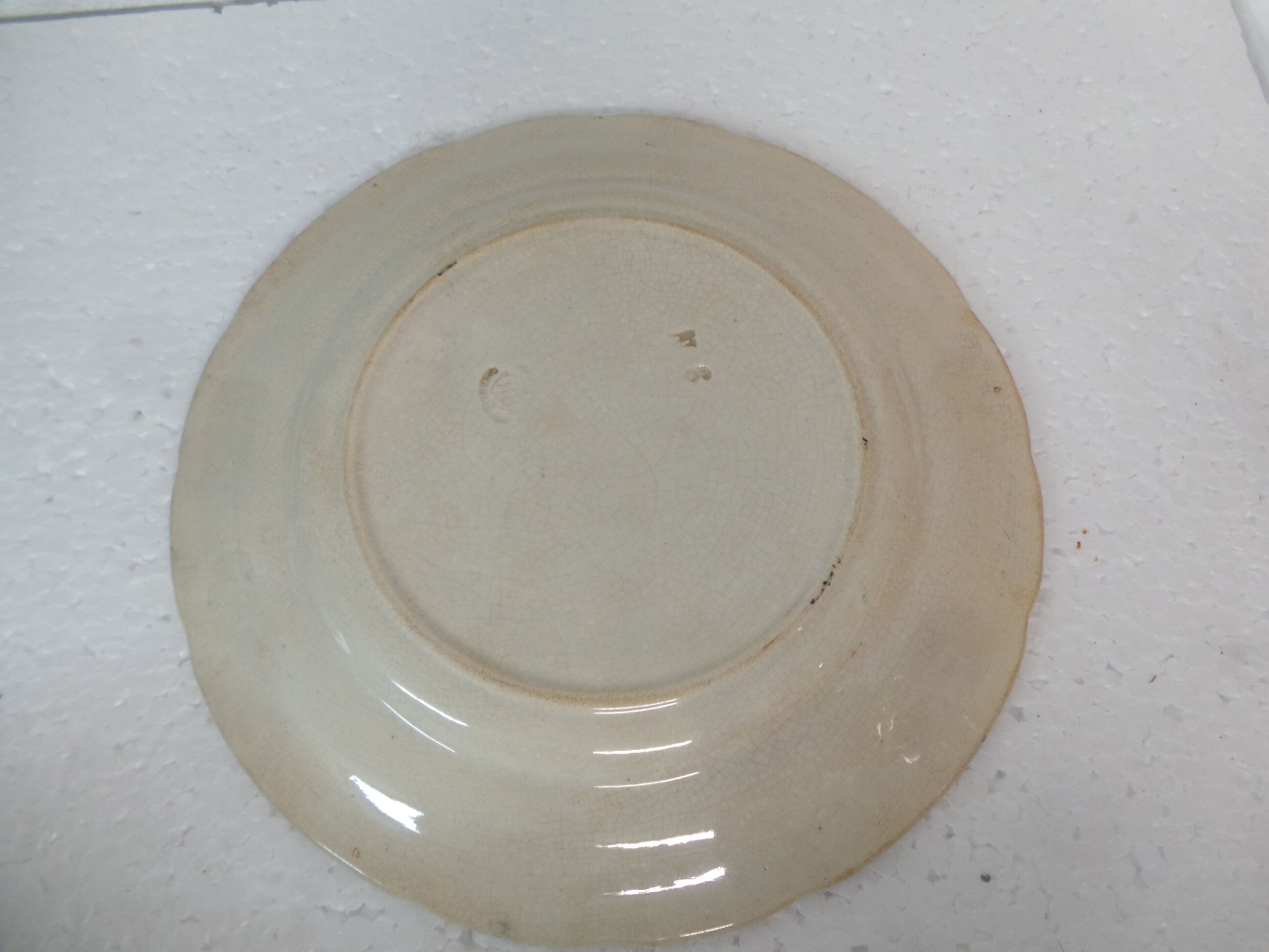 Decorative plate Joan of Arc hearing the voices choisy the king