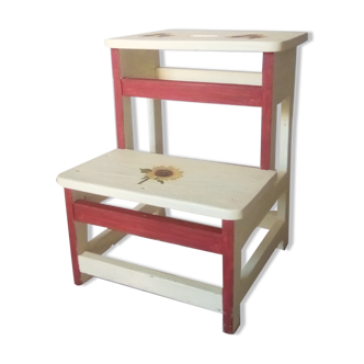 Vintage stepladder, plant holder 70s/80s