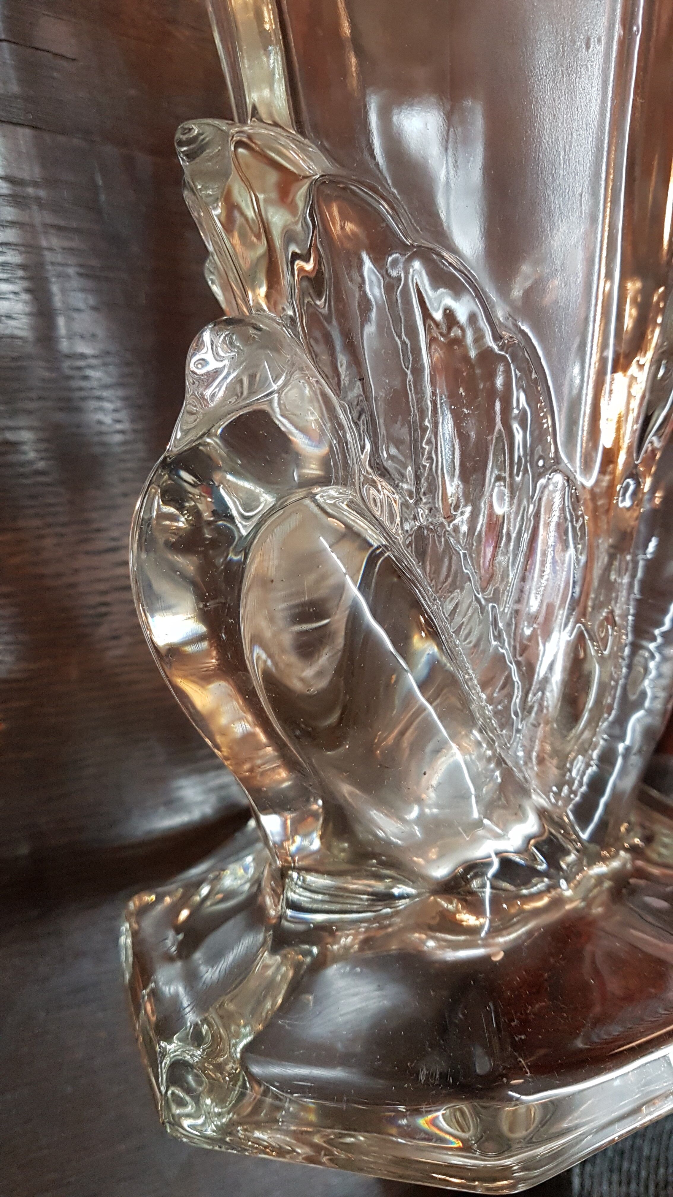 Pair of vases molded Crystal