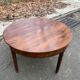 Table à manger ronde extensible par abattant console du 19ème