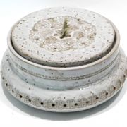 Rare boîte ou bonbonnière en céramique par Aldo Londi pour Bitossi 1960.