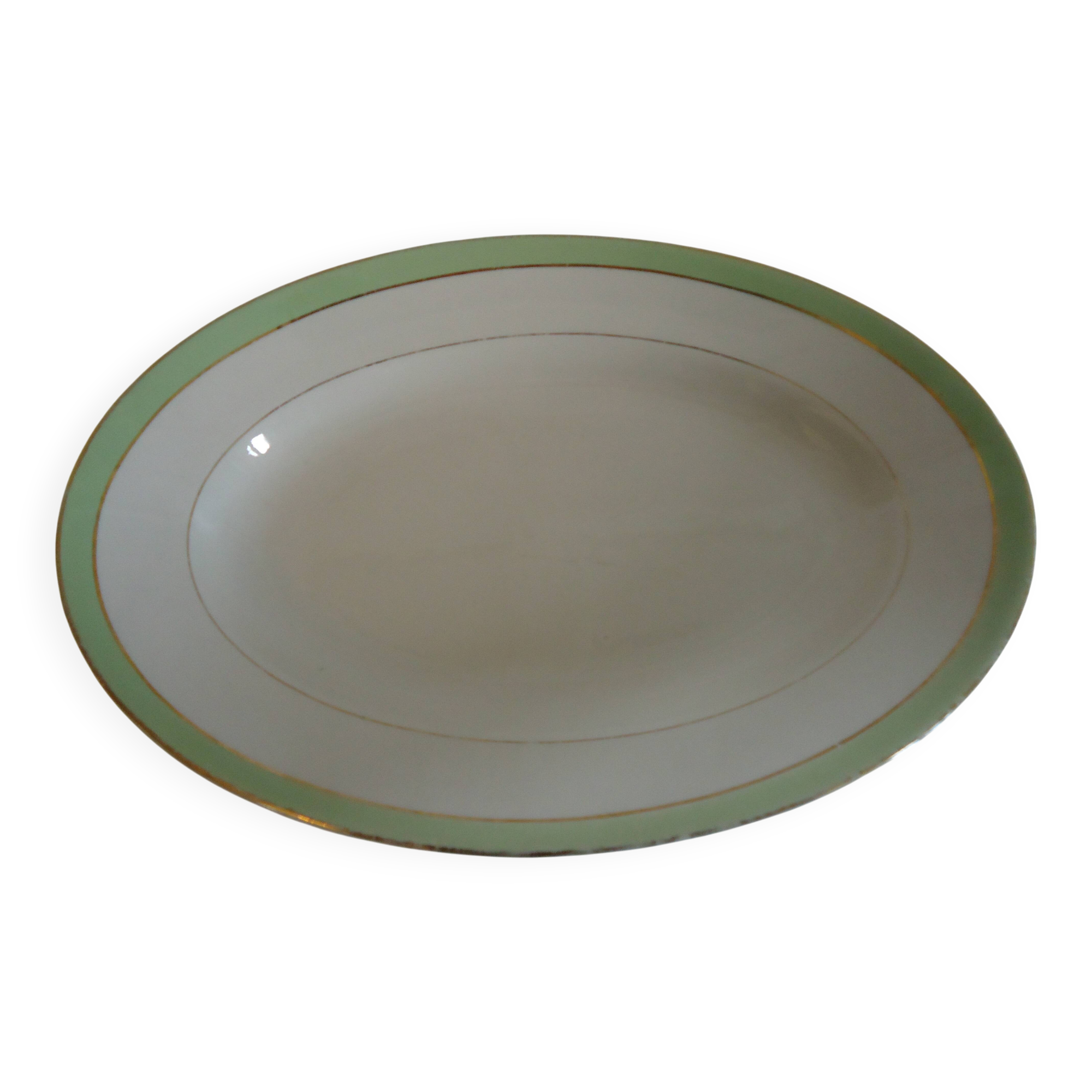 Oval serving dish moulin des loups orchies “villars”