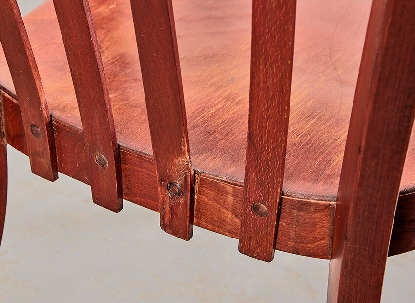 Christian E. Hansen pair of Canada easy chairs for Fritz Hansen Denmark 1940