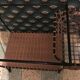 Vintage rattan wheeled dessert