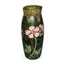 Vase Legras, forme balustre col hexagonal – epoque Art Nouveau