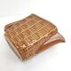 Ceramic pitcher decoration wicker style braided