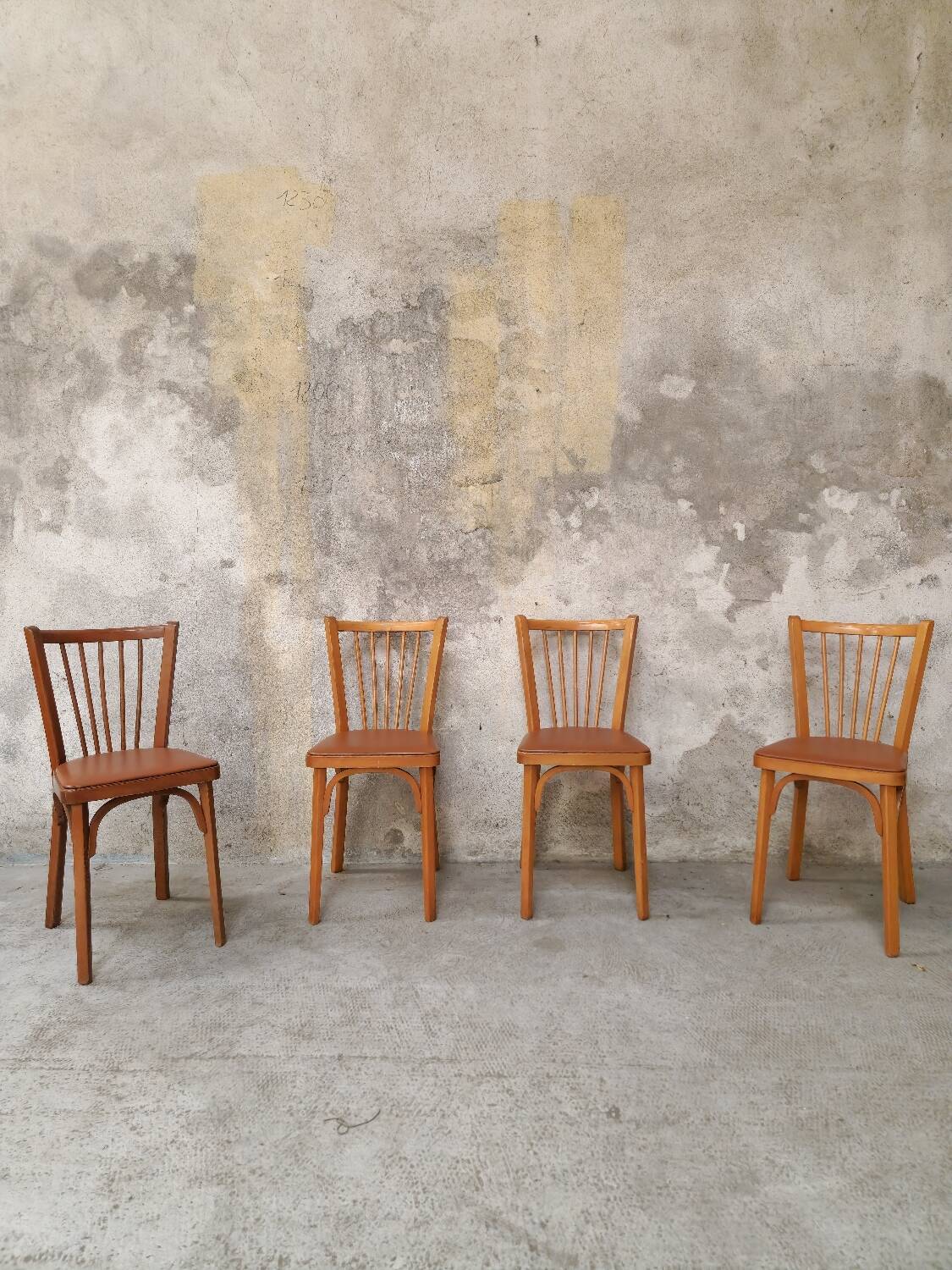 4 Baumann chairs no. 153