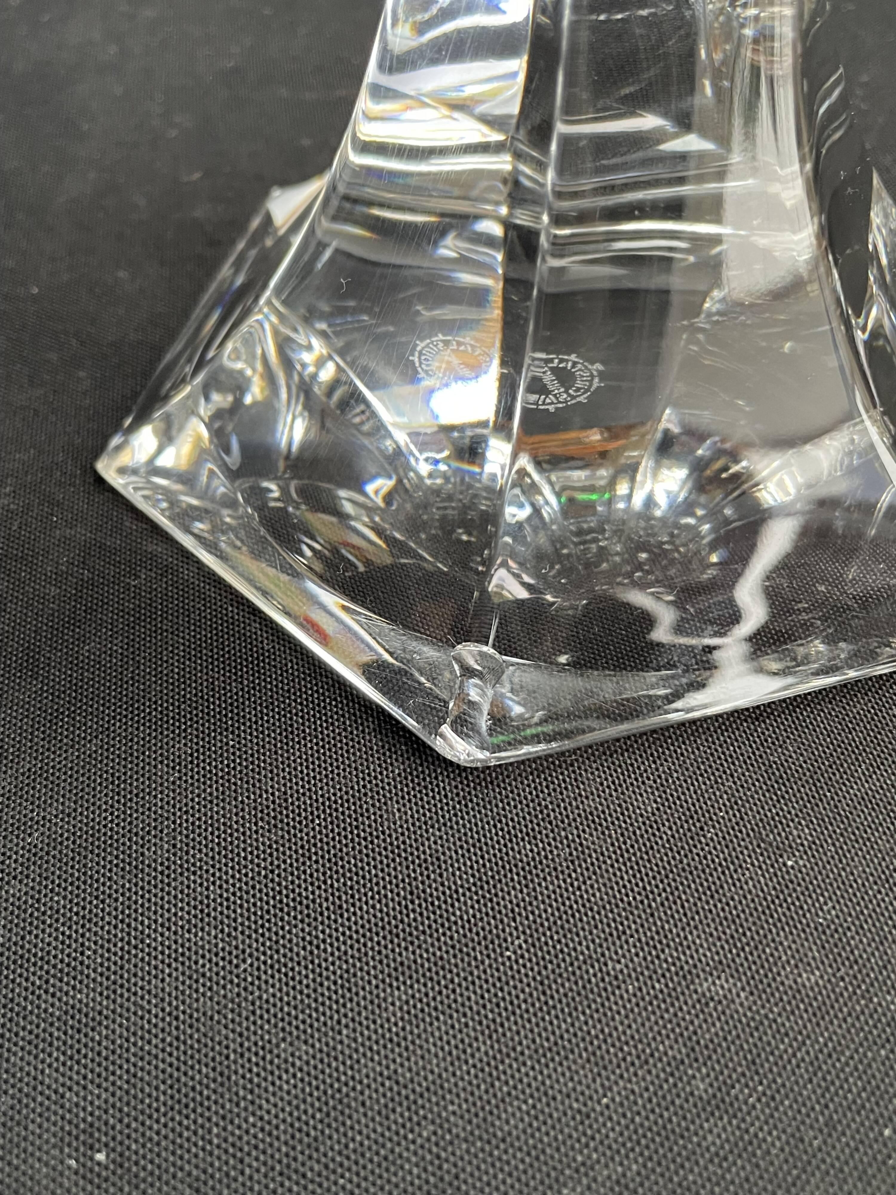 Pair of Saint Louis Vega candlesticks