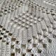Dessus de lit en coton blanc écru jeté de lit en crochet