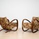 Pair of Art Deco H269 Lounge Chairs by Jindřich Halabala, Czechoslovakia