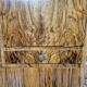 Walnut Bookcase / display cabinet, only 30 cm deep! After renovation