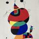 Oil painting on canvas surrealist woman, bird, star