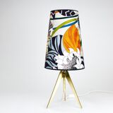 Adjustable tripod table lamp in brass Missoni x Kalmar Vienna, Austria, 1950s