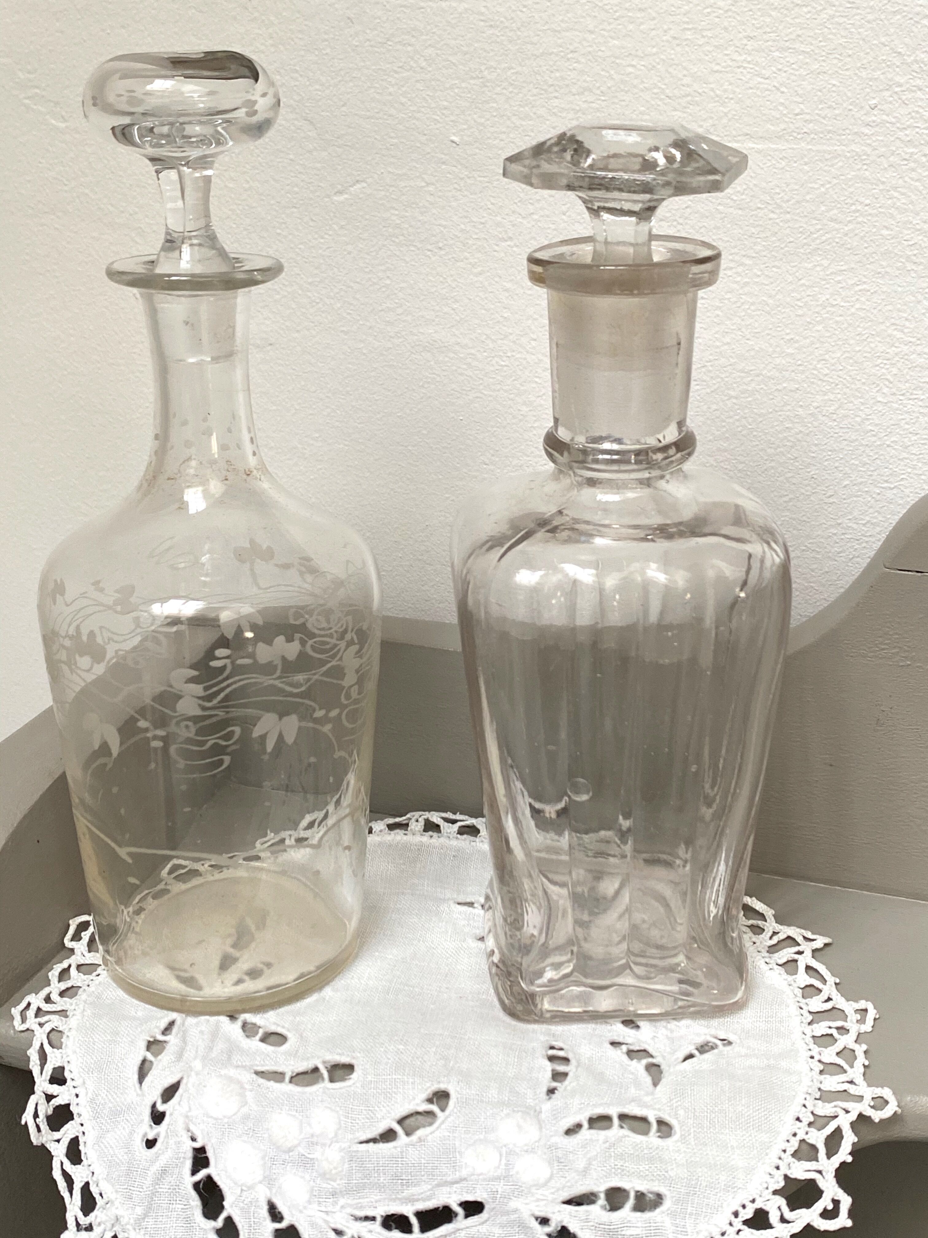Pair of old vials