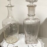 Pair of old vials