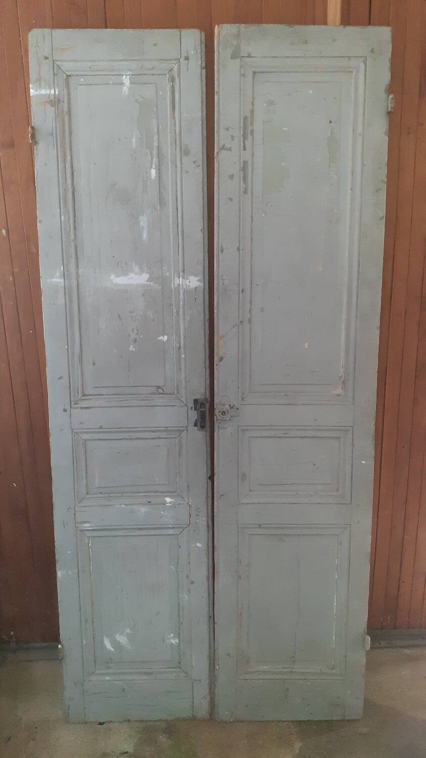 Old wooden doors