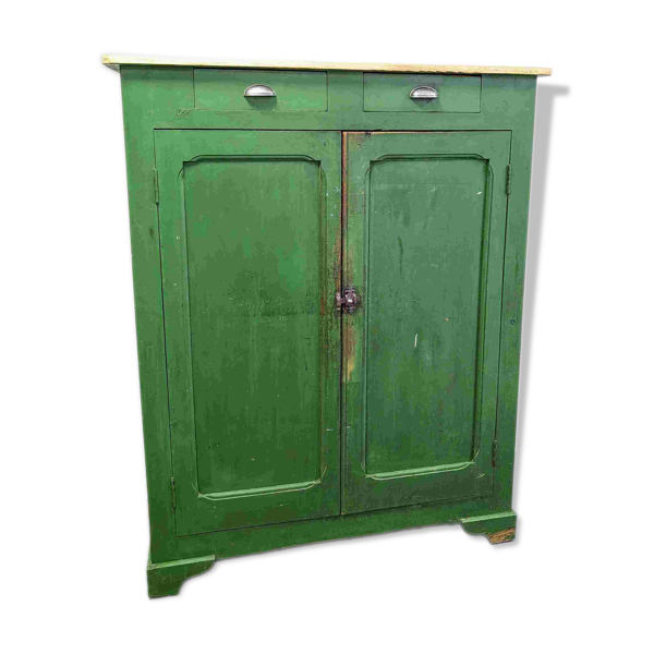 Buffet, confiturier en bois vert