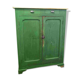 Buffet, confiturier en bois vert
