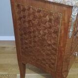 Louis XV - Louis XVI Transition style marquetry chest of drawers