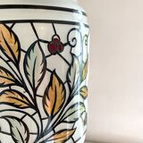 Vintage stained glass style pendant lamp