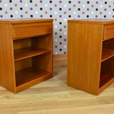 Low 1960 teak Scandinavian Design furniture