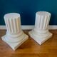 Duo de deux colonnes doriques style grec antique