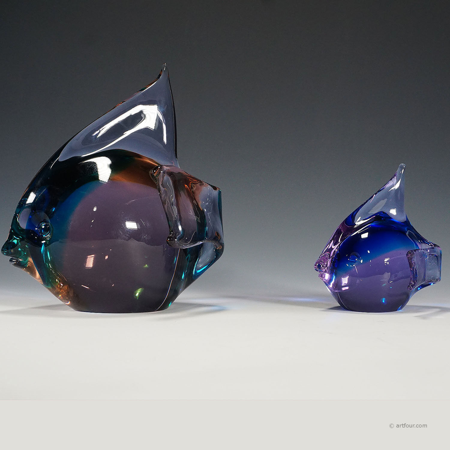 Murano fish sculpture by Livio Seguso for Gral Germany around 1970.