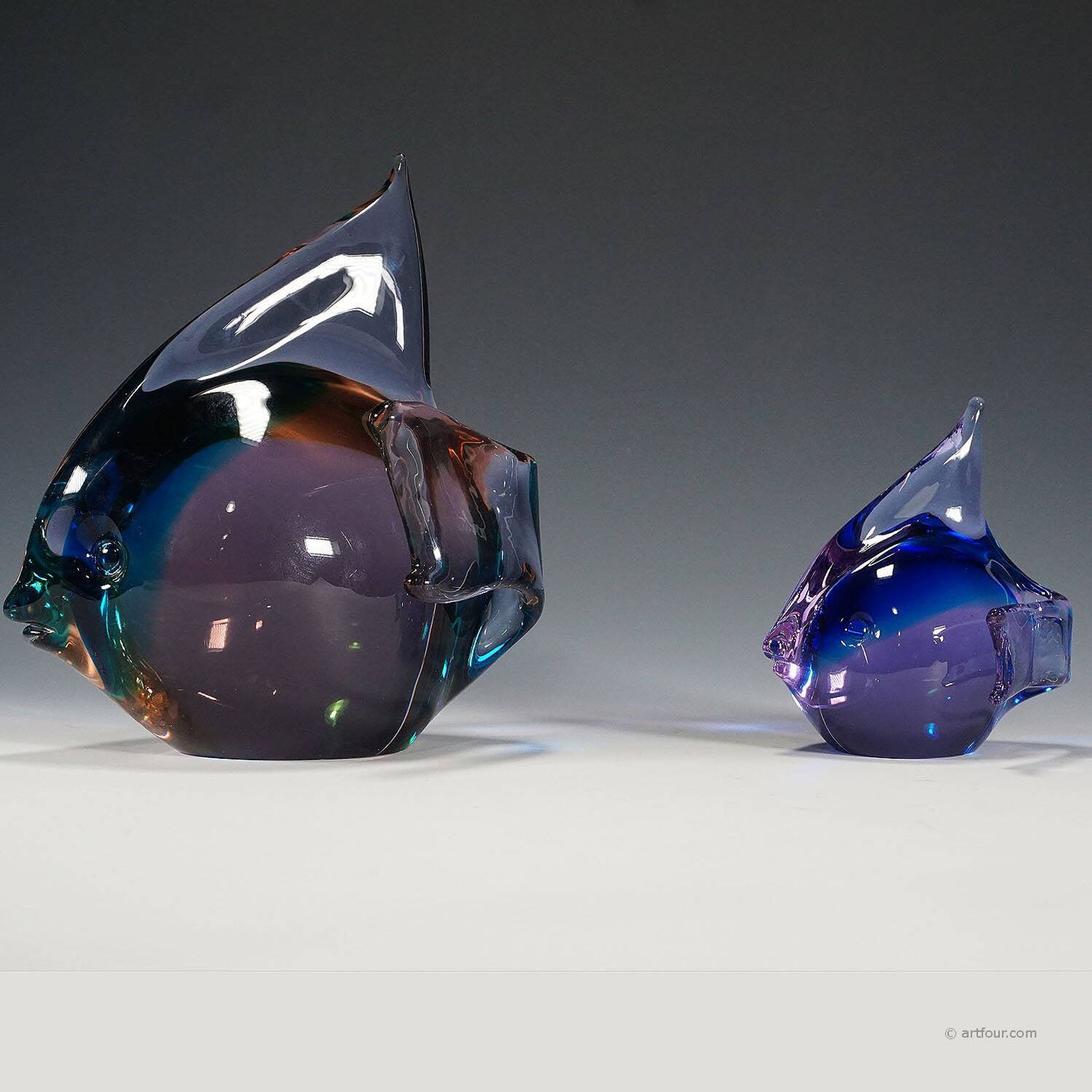 Murano fish sculpture by Livio Seguso for Gral Germany around 1970.
