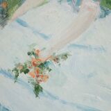 The girl with the blue bodice by Antoine Rodondi