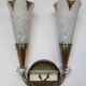 Pair of wall lights from Maison Lunel (Royal Production) Arum model from the 50s
