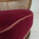 1950s, Danish armchair, furniture velour, ash wood,, mesh.