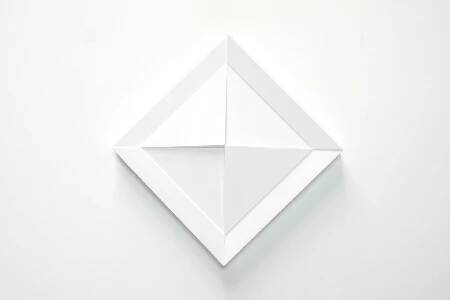 Gilbert Swimberghe, White Lacquered Wood Relief