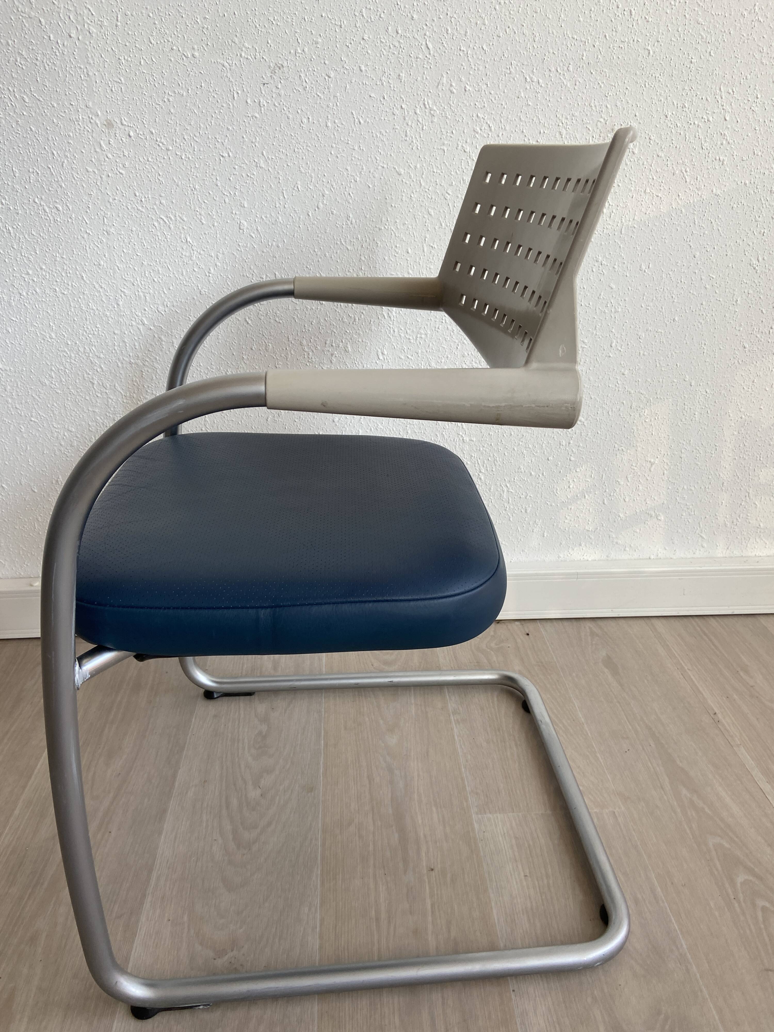 Lot de 6 chaises visavis visasoft par Antonio Citterio & Glen oliver löw vitra