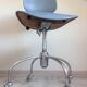 Chrome metal swivel chair industrial/vintage style 50s-60s