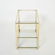 Table d’appoint en bronze signée J.T. Lepelletier pour Broncz vers 1960