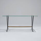 Table basse en verre, angelo ostuni, 1950s